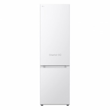 LG GBV5240DSW Refrigerator, Free-standing, Bottom freezer, D, Height 2,03 m, Net fridge 277 L, Net freezer 110 L, White LG