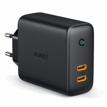 Sienas Lādētājs Aukey PA-D2 Melns 36 W