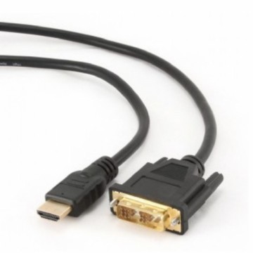 HDMI uz DVI adapteris GEMBIRD 5m, HDMI/DVI, M/M Melns 5 m