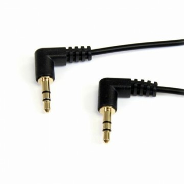 Audio ligzdas Kabelis (3.5mm) Startech MU3MMS2RA            0,9 m Melns