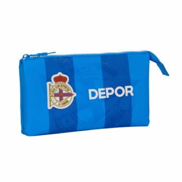 Triple Carry-all R. C. Deportivo de La Coruña Blue 22 x 12 x 3 cm