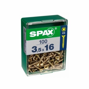 Skrūvju kaste SPAX Yellox Koks Plakana galva 100 Daudzums (4 x 20 mm)