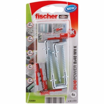 Tapas Fischer DuoPower 535001 Kniedes 8 x 40 mm 4 gb.