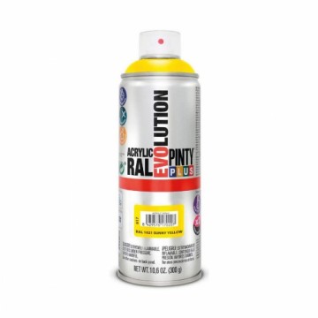 Аэрозольная краска Pintyplus Evolution RAL 1021 400 ml Sunny Yellow