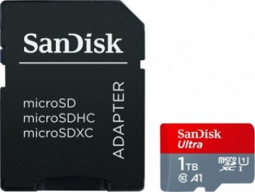 Atmiņas karte Sandisk Ultra microSDXC 1TB + Adapter