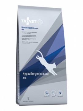 TROVET Hypoallergenic RRD with rabbit - dry cat food - 3 kg