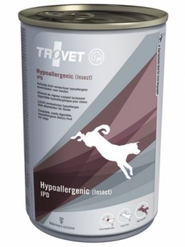 TROVET Hypoallergenic IPD with insect - Wet dog food - 400 g