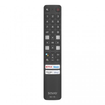 SAVIO RC-15 universal remote control/replacement for TCL , SMART TV