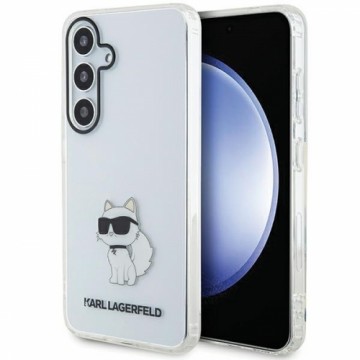 OEM Original Pouch KARL LAGERFELD hardcase IML Choupette KLHCS24MHNCHTCT for Samsung Galaxy S24 Plus transparent