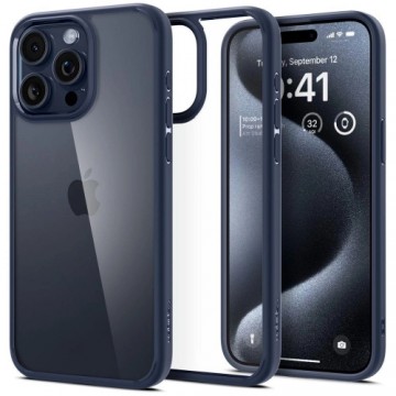 Spigen Ultra Hybrid, navy blue - iPhone 15 Pro