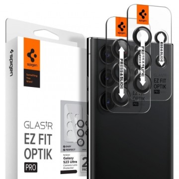 Spigen OPTIK.TR âEZ FITâ CAMERA PROTECTOR 2-PACK GALAXY S23 ULTRA BLACK