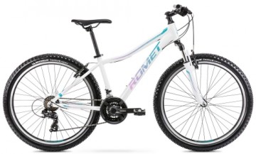 Velosipēds Romet Jolene 6.1 2024 white-green-violet-17" / M