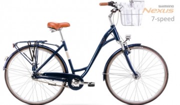 Velosipēds Romet Art Deco Lux 28" Alu 2022 blue-20" / L