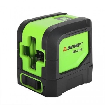 Sndway2 Mini Cross Line Laser, 20m, Green Beam