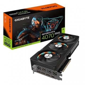 Graphics Card|GIGABYTE|NVIDIA GeForce RTX 4070 SUPER|12 GB|GDDR6X|192 bit|PCIE 4.0 16x|GPU 2565 MHz|1xHDMI|3xDisplayPort|GV-N407SGAMINGOC-12GD