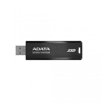 External SSD|ADATA|SC610|2TB|USB 3.2|Write speed 500 MBytes/sec|Read speed 550 MBytes/sec|SC610-2000G-CBK/RD