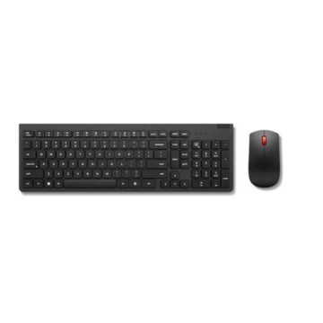 Lenovo Essential Wireless Combo Keyboard and Mouse Gen2 Keyboard and Mouse Set 2.4 GHz LT Black