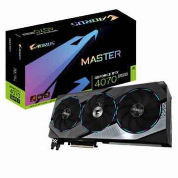 Графическая карта Gigabyte AORUS GeForce RTX 4070 SUPER MASTER GEFORCE RTX 4070 12 GB RAM