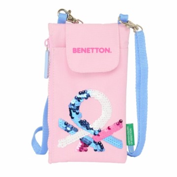 Somiņa Benetton Pink Mobilā soma Rozā