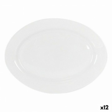 Serving Platter La Mediterránea Temara Oval 35,5 x 25 cm (12 Units)