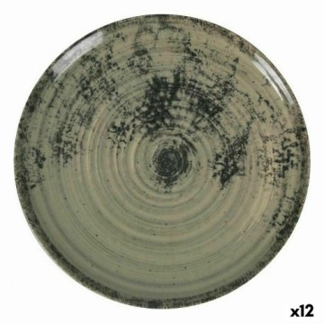 Flat Plate La Mediterránea Aspe Green Ø 26 x 2,5 cm (12 Units)
