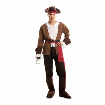 Маскарадные костюмы для взрослых My Other Me Пират Коричневый (7 Предметы)