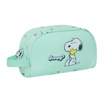 Школьный несессер Snoopy Groovy Зеленый 26 x 16 x 9 cm