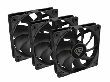 NATEC Oxal 120 Computer case Fan 12 cm Black 3 pc(s)