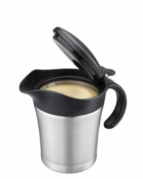 GEFU TREAT Jug 0.5 L Black, Stainless steel