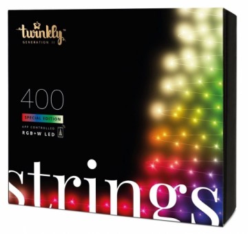 TWINKLY Strings 400 Special Edition (TWS400SPP-BEU) Smart Christmas tree lights 400 LED RGB+W 32 m