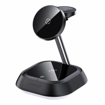 3in1 Acefast E16 15W inductive charging station for phone | headphones | watch - black