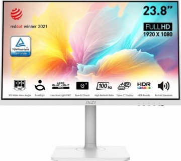 MSI Modern MD2412PW Monitors 23.8" / 1920 X 1080 / 60 Hz