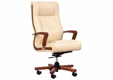 Bemondi AMBASSADOR cream leather armchair