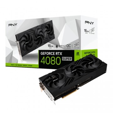 PNY GeForce RTX 4080 SUPER 16GB Verto OC - 16GB GDDR6X, 1x HDMI, 3x DP