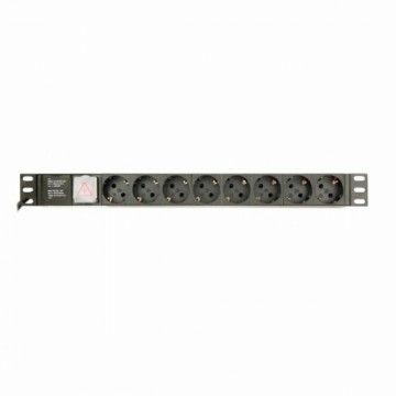 Elektriskā shēma GEMBIRD EG-PDU-014-C14 (3 m)