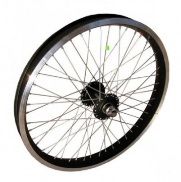 Azimut Det Priekšējais ritenis BMX 20" Alu 48H black