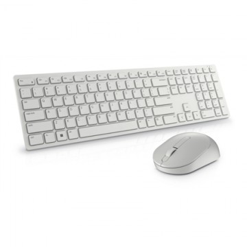 Dell Keyboard and Mouse KM5221W Pro Wireless  RU  2.4 GHz  White