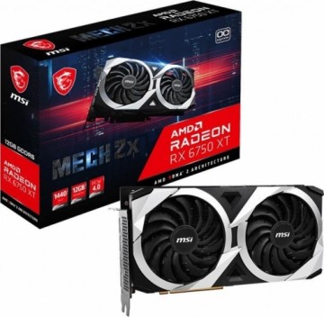 MSI Radeon RX 6750 XT Mech 2X OC 12 ГБ GDDR6 Видеокарта