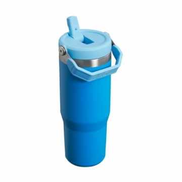Stanley Термобутылка с соломинкой The IceFlow Flip Straw Tumbler 0,89 л синяя
