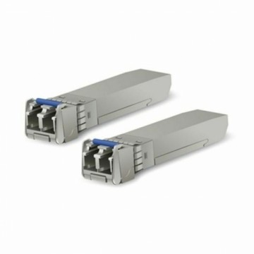 SFP MonoMode Šķiedru Modulis UBIQUITI UACC-OM-SM-10G-D-2 10 km 10 Gbps SFP+ Sudrabains