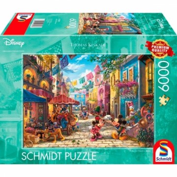 Schmidt Spiele Disney, Mickey & Minnie in Mexico 6000 57397, Puzzle