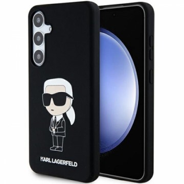 Karl Lagerfeld KLHCS24SSNIKBCK S24 S921 hardcase czarny|black Silicone Ikonik