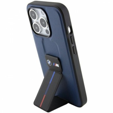 BMW BMHCP15LGSPBIV iPhone 15 Pro 6.1" granatowy|navy hardcase M Grip Stand Bicolor