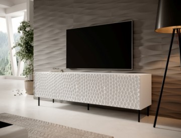 Halmar HOLE TV Stand 190 white mat/ white mat