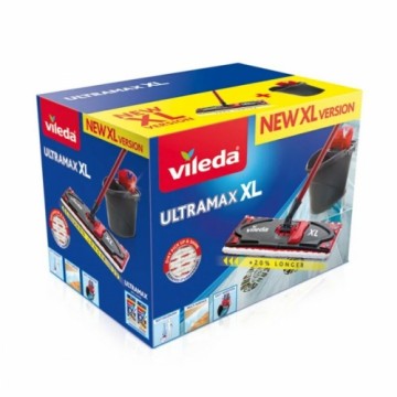 Швабра Vileda Ultramax XL Box Чёрный Красный Микрофибра