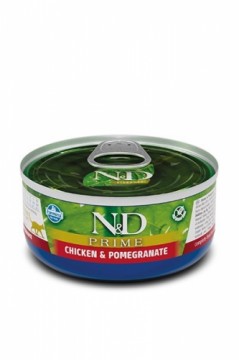 FARMINA N&D CAT PRIME CHICKEN&POMEGRANATE ADULT 70g