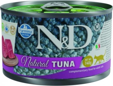 FARMINA N&D Cat Natural Tuna - wet cat food - 140 g