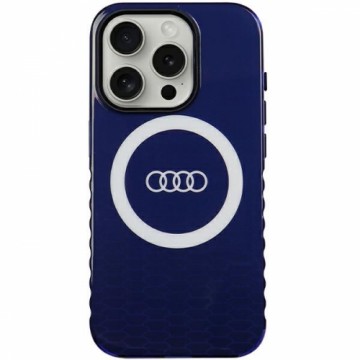 Audi IML Big Logo MagSafe Case iPhone 15 Pro 6.1" niebieski|navy blue hardcase AU-IMLMIP15P-Q5|D2-BE