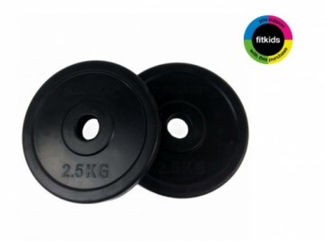 Tunturi Rubber Plates 2.5kg, Pair