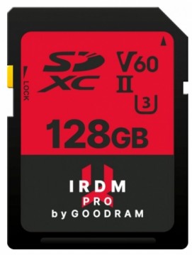 Goodram IRDM Pro Карта Памяти SDXC / UHS-II U3 / 128GB
